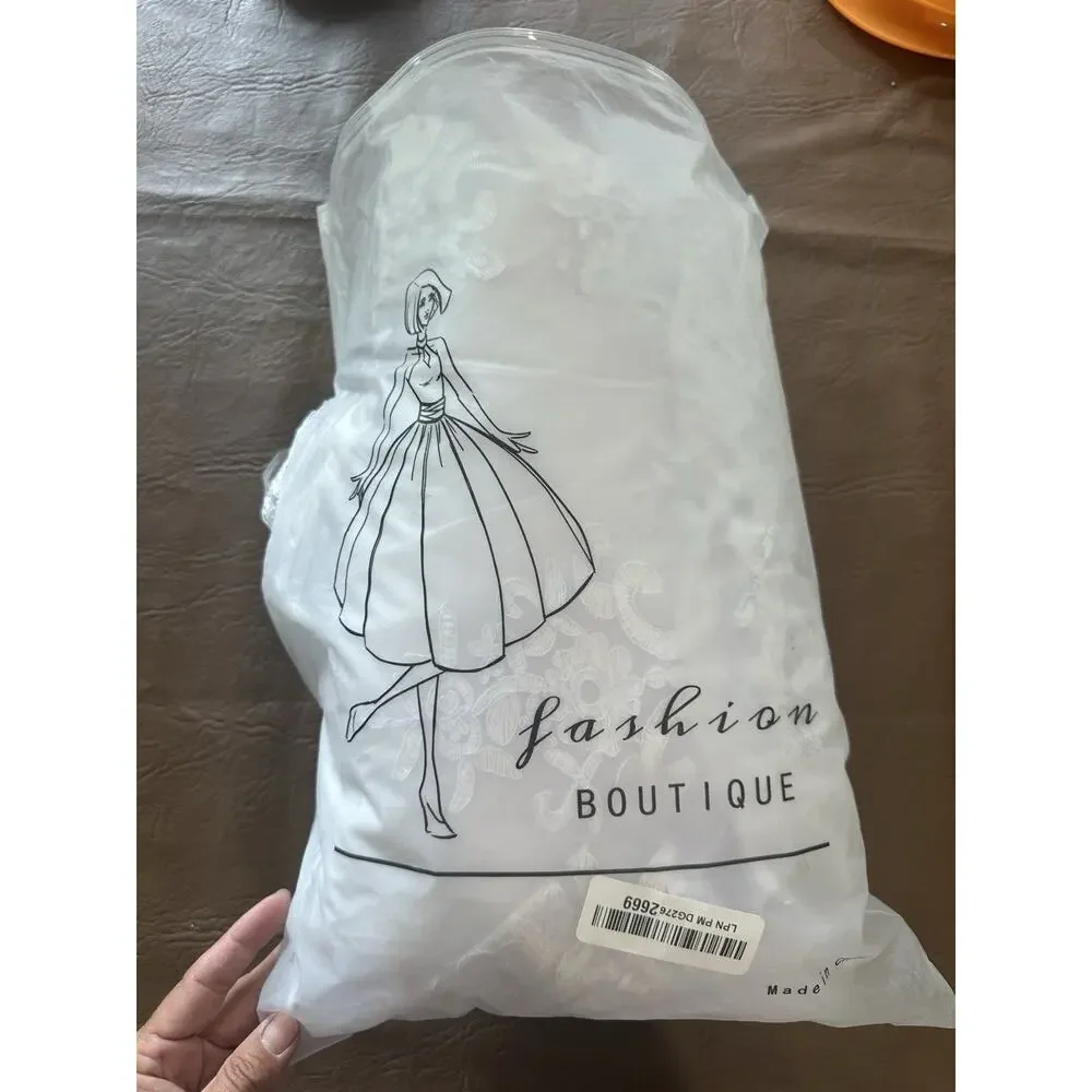 Short Sleeves Flower Girl Dress Wedding Lace Tulle Princess Kids Party Dress